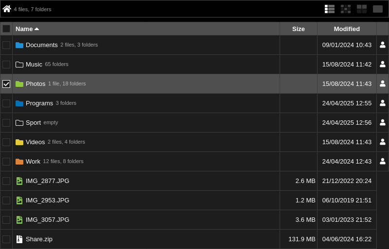 Highlight folders on the cloud storage with individual colors. Personalize MyDrive.