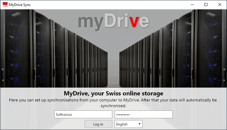 Automatic data synchronization with MyDrive Sync. Keep all data up to date in online storage.